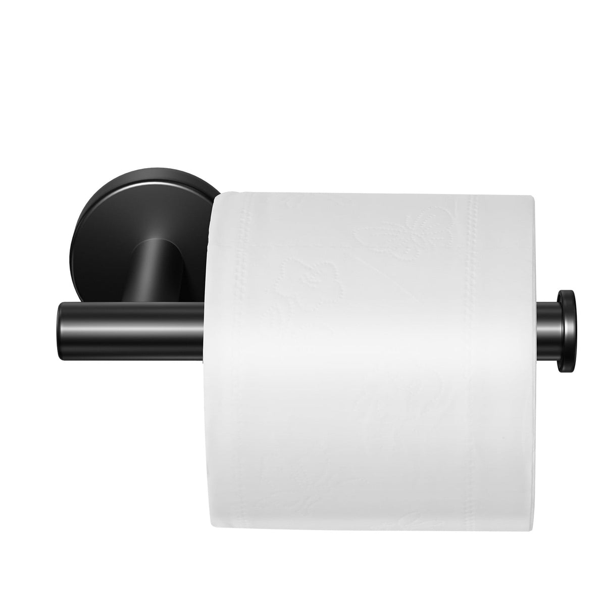 Wall-Mounted Toilet Roll Holder in Stainless Steel, 5 Inch Rod