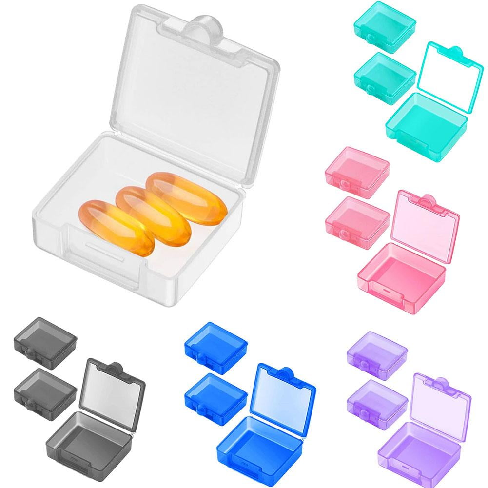 Pocket Pill Cases, Set of 3 Translucent Daily Dose Boxes for Travel - Image 3
