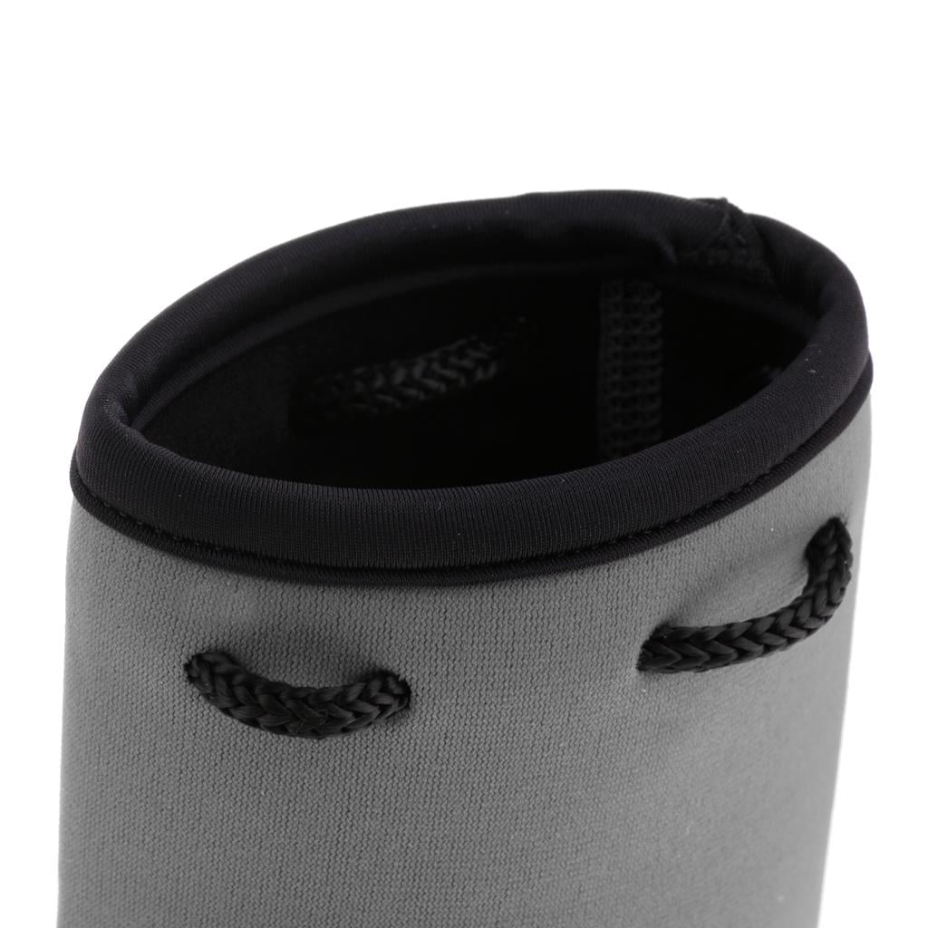 Neoprene Bottle Sleeves, Pair of Insulated Covers with Drawstring Tops - Image 4