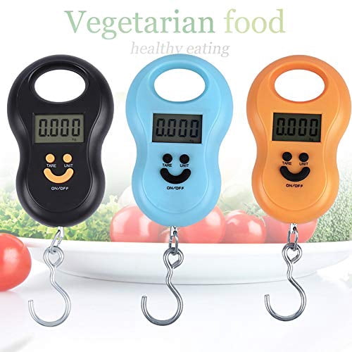 Digital Hanging Luggage Scale with Backlit Display and Hook, 110 lb Capacity - Image 5