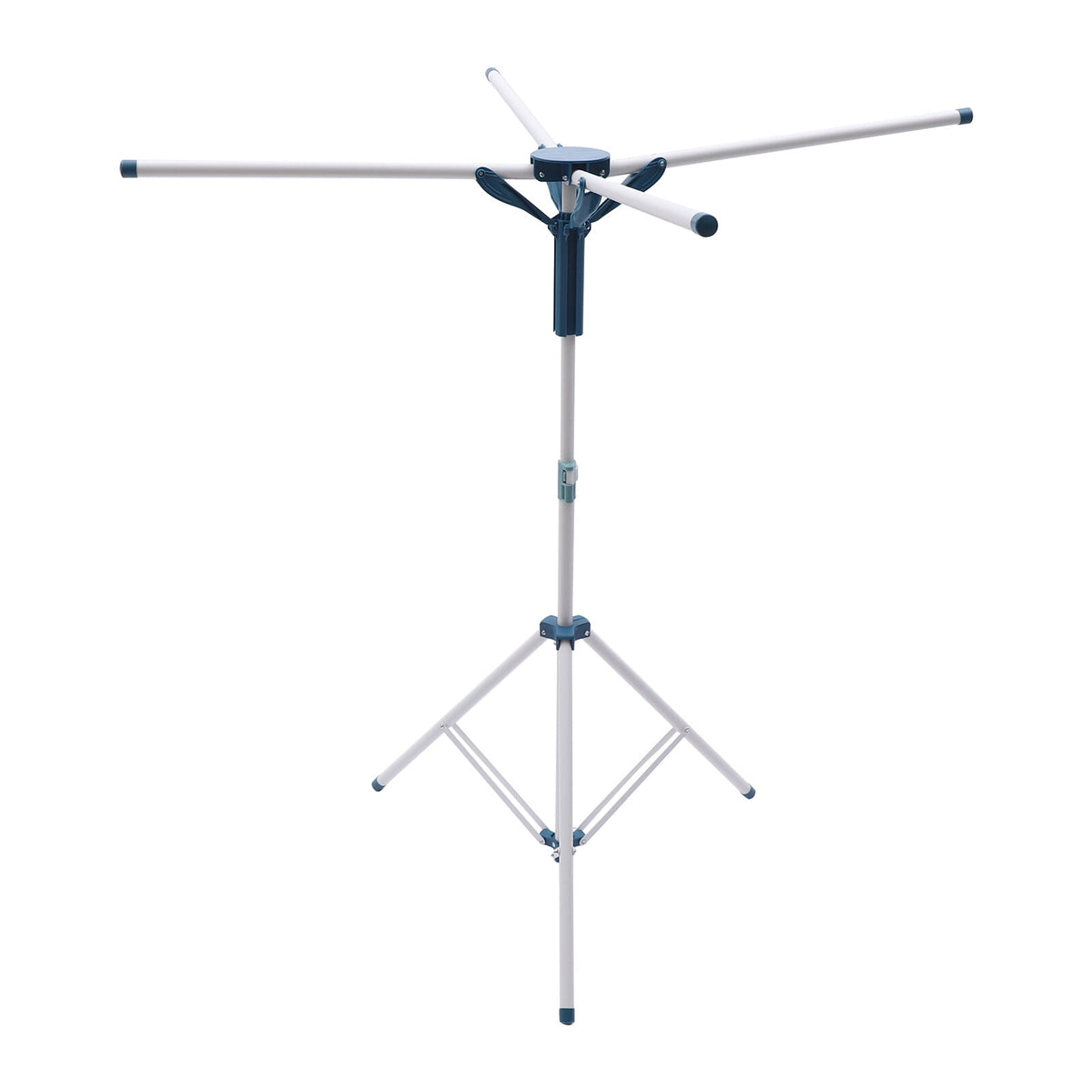 Tripod Clothes Drying Rack with Four Rods, Adjustable Height, Tool Free