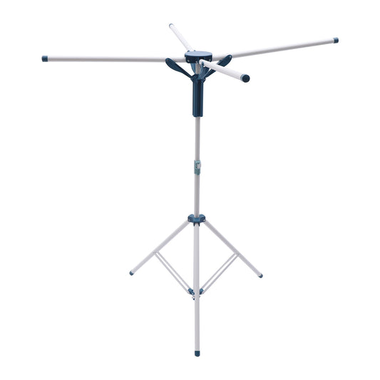 Tripod Clothes Drying Rack with Four Rods, Adjustable Height, Tool Free