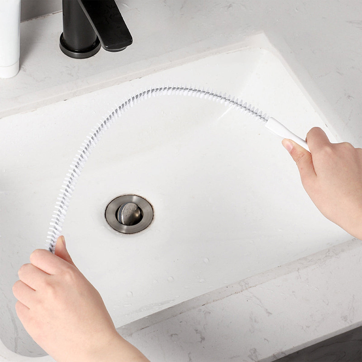 Flexible 60 cm Bristle Cleaning Tool for Long Tubes, Straws and Drains - Image 5