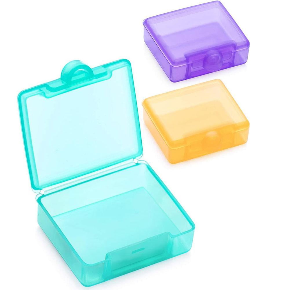 Pocket Pill Cases, Set of 3 Translucent Daily Dose Boxes for Travel
