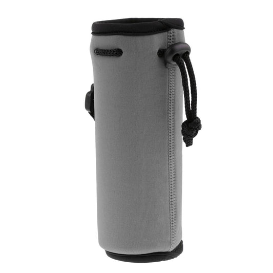 Neoprene Bottle Sleeves, Pair of Insulated Covers with Drawstring Tops
