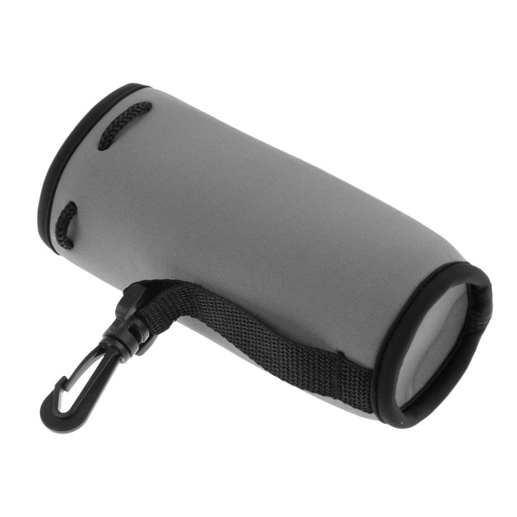 Neoprene Bottle Sleeves, Pair of Insulated Covers with Drawstring Tops - Image 6