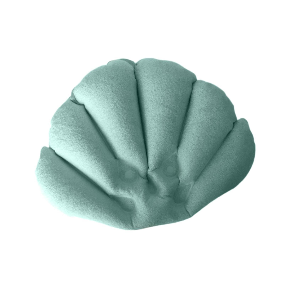 Inflatable Bath Pillow with Suction Cups, Shell-Shaped Headrest - Image 5