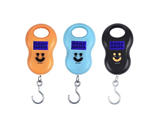 Digital Hanging Luggage Scale with Backlit Display and Hook, 110 lb Capacity - Image 2
