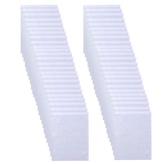 Drawstring Shoe Bags, 50 Nonwoven Pouches for Packing and Closet Storage